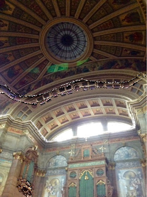 McEwan Hall interior ceiling Edinburgh University