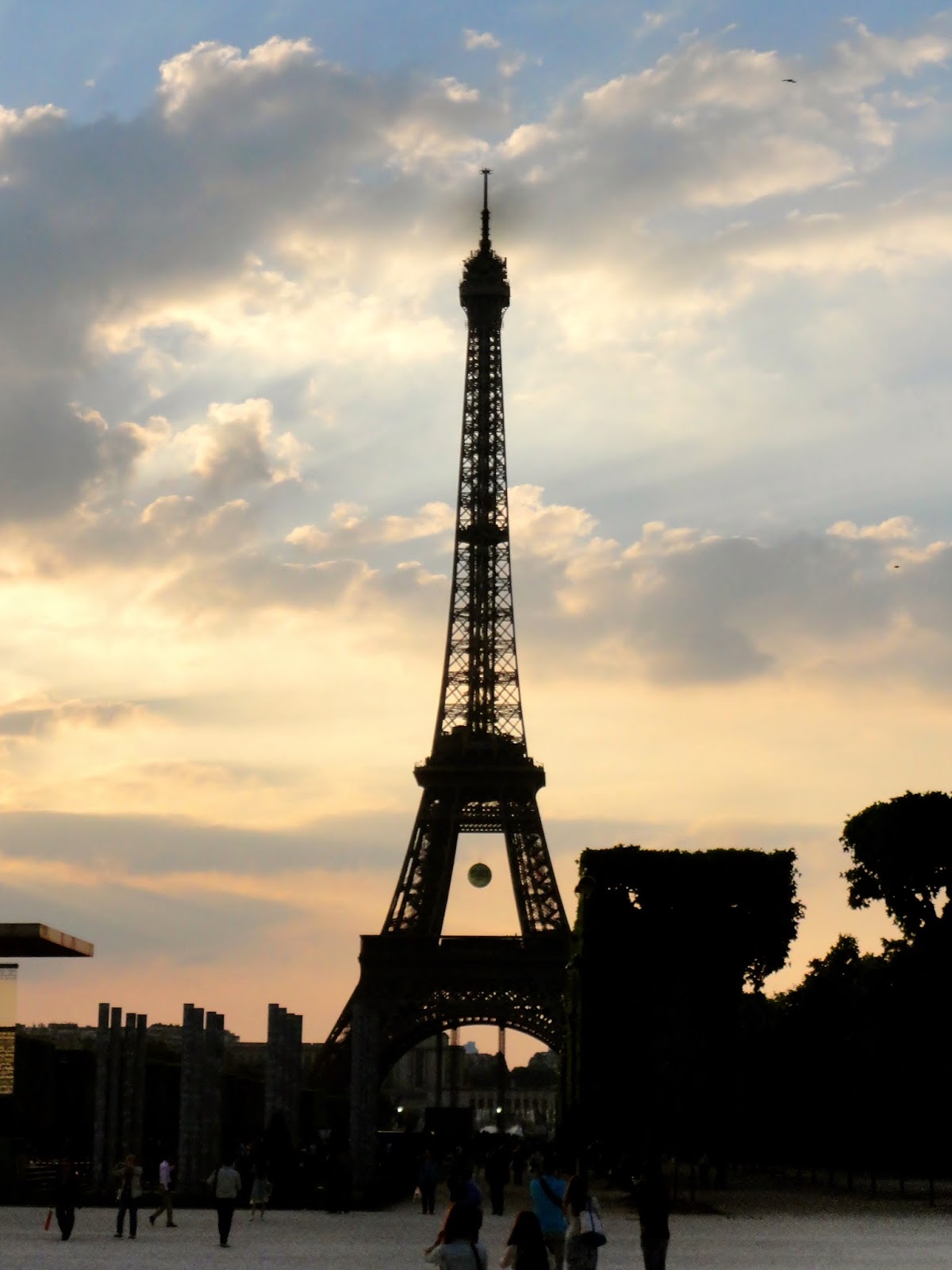 Eiffel Tower at sunset, Paris