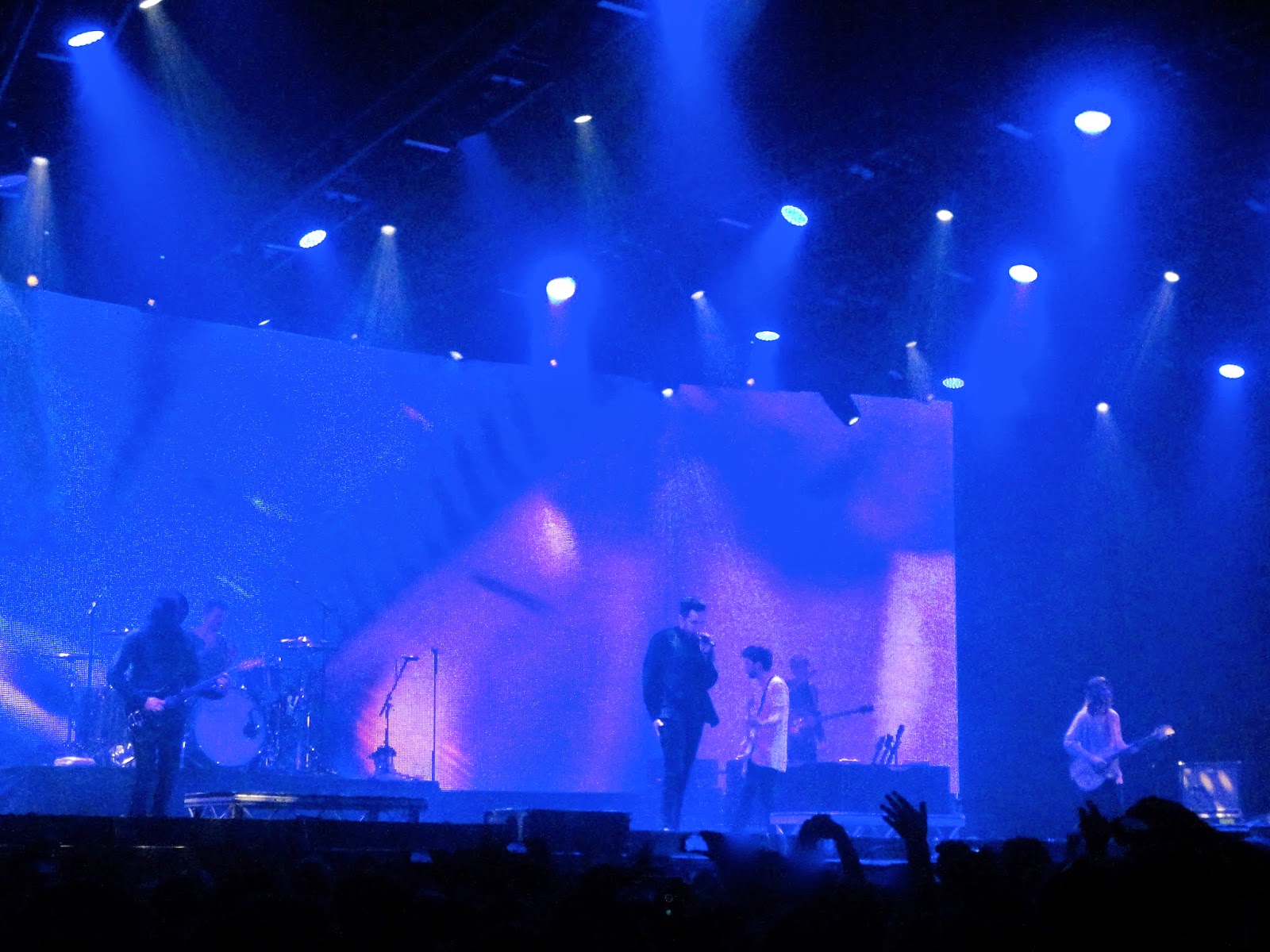 You Me At Six performing live in concert in Glasgow Hydro