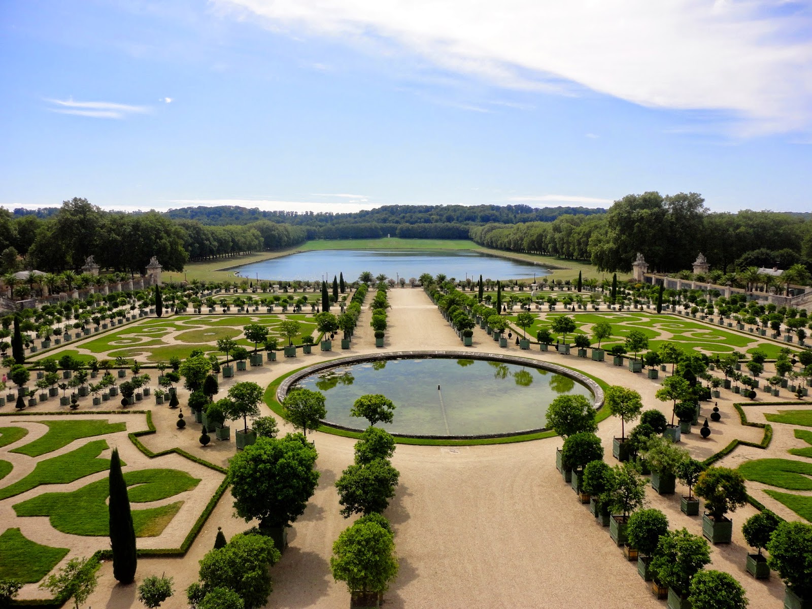 Gardens at the Chateau de Versailles, Paris