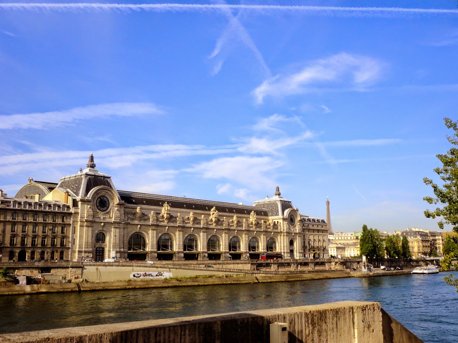 Musee d'Orsay & River Seine, Paris