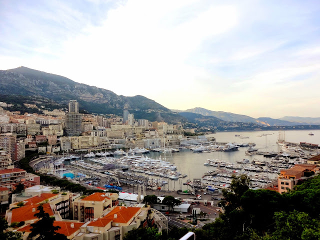 View over the city of Monaco