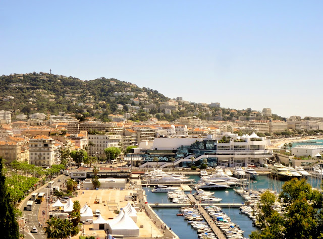 View from Le Suquet, of Cannes, France