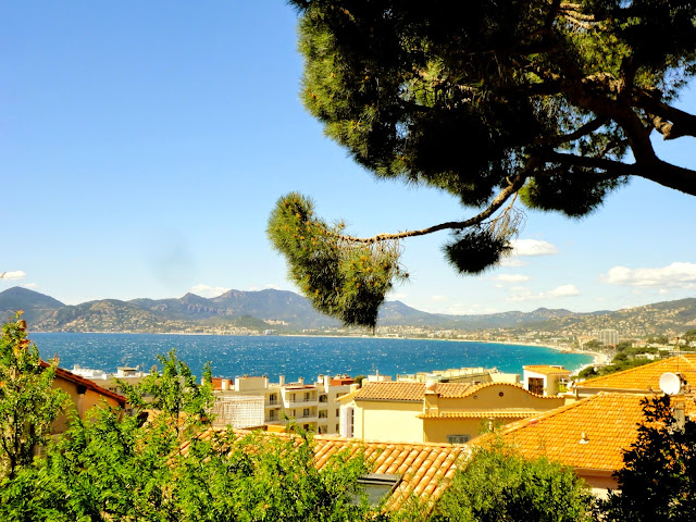 Ocean view from Le Suquet, Cannes, France
