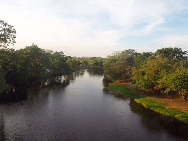 View of the river beside San Ignacio, Belize