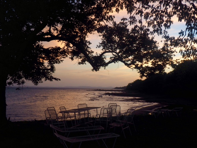 Beach sunset on Ometepe Island, Nicaragua
