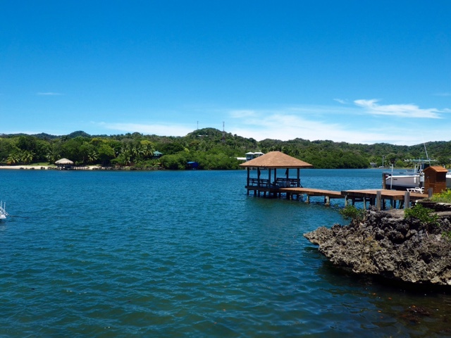 Dock in West End, Roatán Island, Honduras