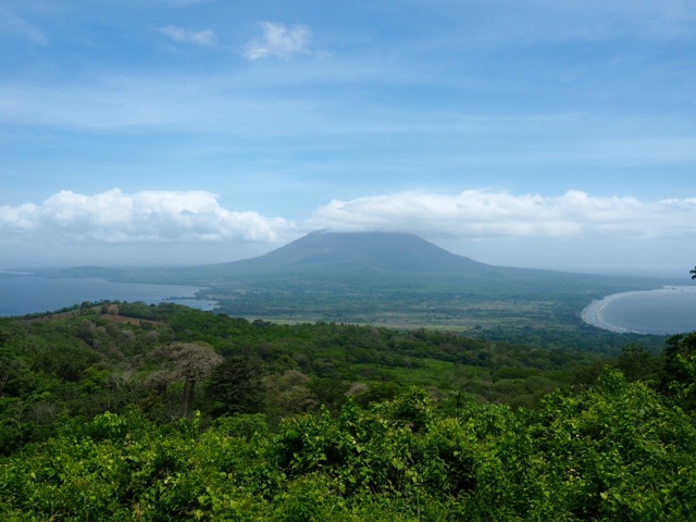 Concepcion volcano view from Maderas on Ometepe Island, Nicaragua 