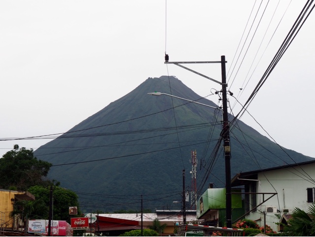 Arenal volcano from La Fortuna, Costa Rica