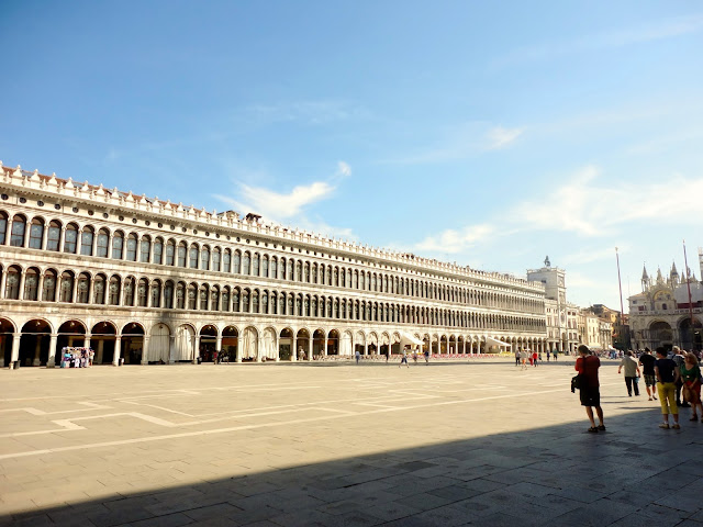 The Procuratie building in Piazza San Marco, Venice, Italy