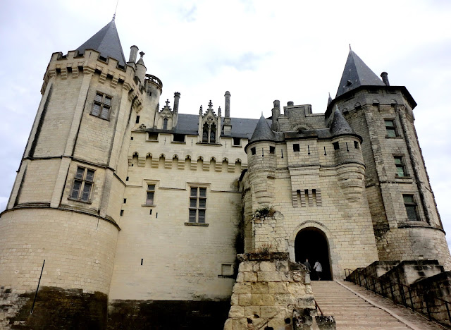 Exterior of Saumur Château, Loire Valley, France