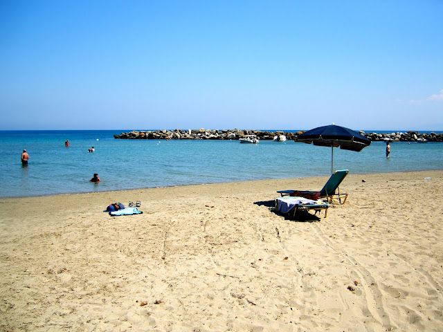 Beach and ocean on Kefalonia, Greece