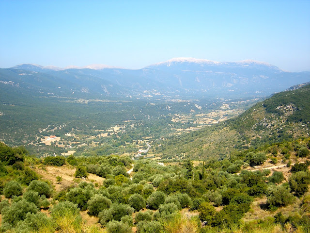 Mountains on the island of Kefalonia, Greece