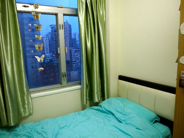Room tour | bedroom with view out the window in my Hong Kong apartment