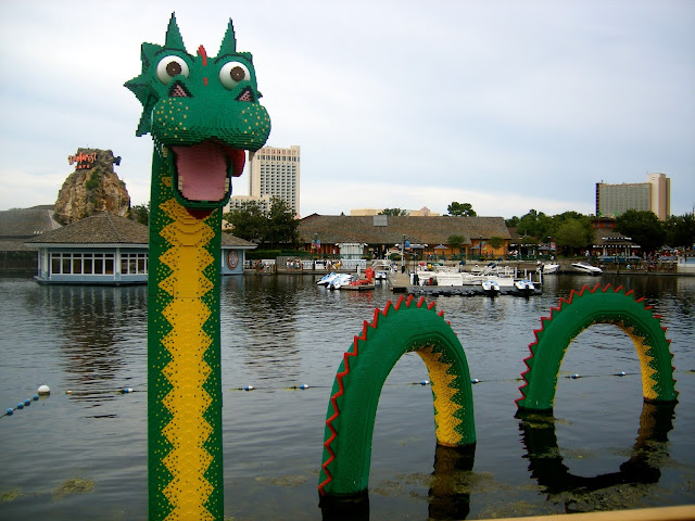 Lego Loch Ness Monster in Downtown Disney, Disney World, Florida