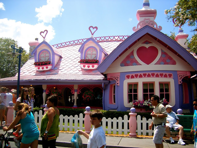 Minnie Mouse's house in Toontown - Magic Kingdom, Disney World, Florida