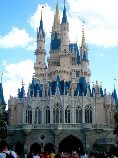 Back of Cinderella Castle - Magic Kingdom, Disney World, Florida
