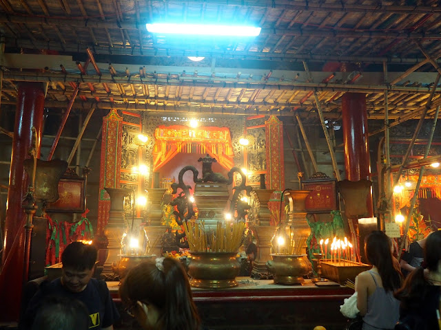 Interior of Man Mo Temple, Sheung Wan, Hong Kong