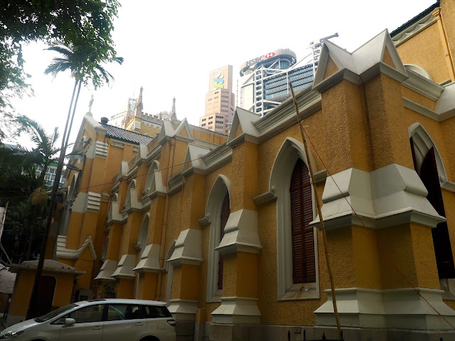 Exterior of St John's Cathedral, Central, Hong Kong