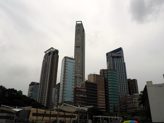 Skyscrapers n the Tsim Sha Tsui region of Hong Kong