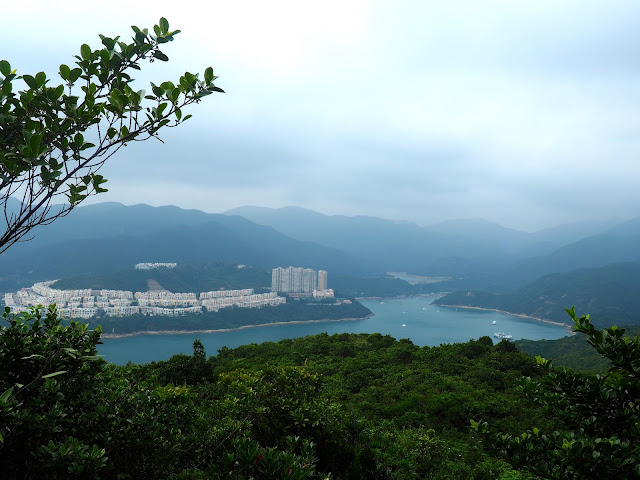 View of Red Hill, Tai Tam Bay & reservoir from Dragon's Back, Hong Kong Island