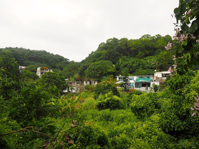 Houses in the natural wilderness of Lamma Island, Hong Kong