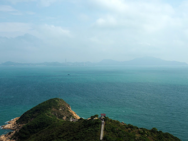 Coastal view from North Lookout Pavilion on Cheung Chau Island, Hong Kong