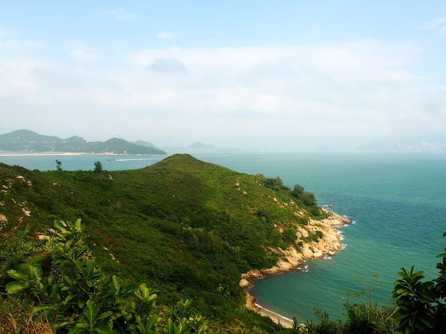 Coastal view from North Lookout Pavilion on Cheung Chau Island, Hong Kong