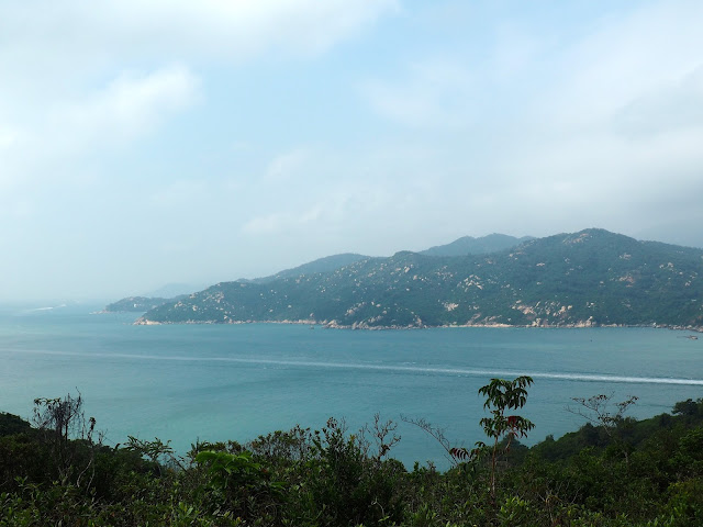 View of Lantau Island from North Lookout Pavilion on Cheung Chau Island, Hong Kong