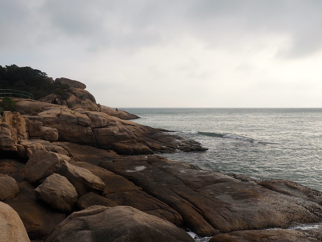 Rocks by the ocean on Cheung Chau Island, Hong Kong