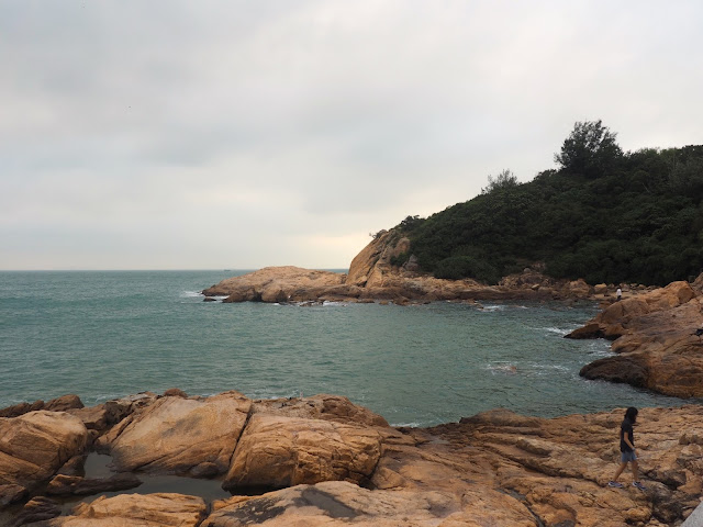 Coastal views and rock formations on the south side of Cheung Chau Island, Hong Kong