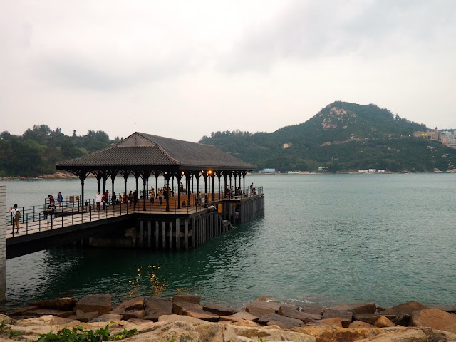 Blake Pier in the harbour of Stanley on Hong Kong island