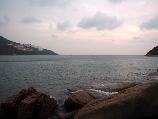 Ocean harbour view from Ma Hang park, Stanley, Hong Kong
