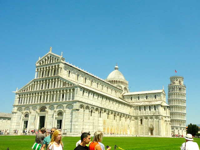 The Piazza del Duomo at Pisa, Tuscany, Italy