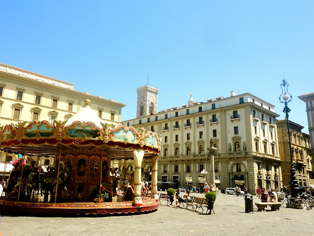 Carousel in the Piazza della Repubblica of Florence, Italy