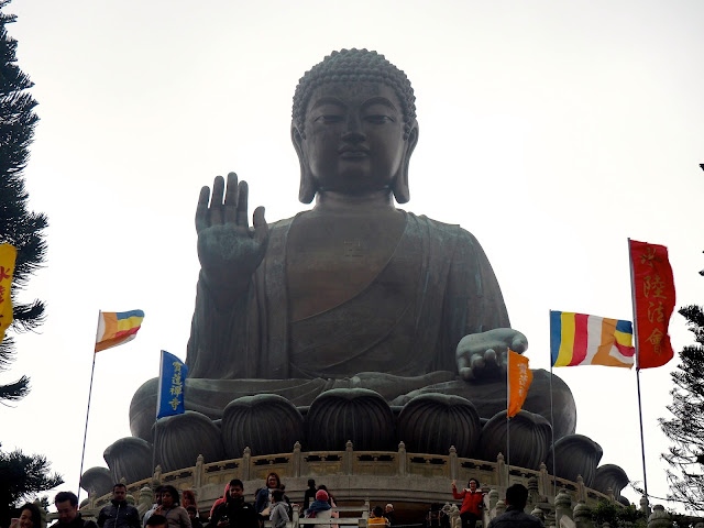 Big Buddha / Tian Tan Buddha statue at Ngong Ping, Lantau Island, Hong Kong