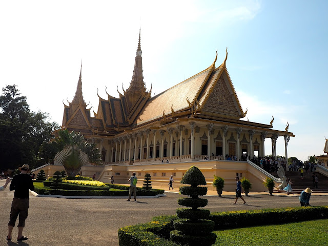 Throne room building in the Royal Palace in Phnom Penh, Cambodia