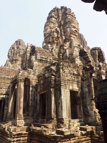 Inside Bayon, Angkor Thom, Cambodia