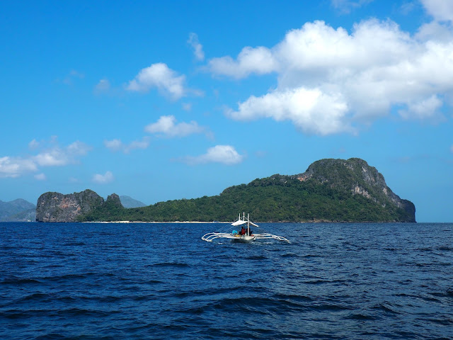 Helicopter Island on Tour C around Bacuit Bay, El Nido, Palawan, Philippines