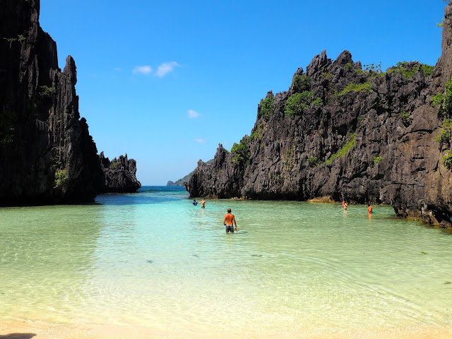 Secret Beach on Tour C around Bacuit Bay, El Nido, Palawan, Philippines