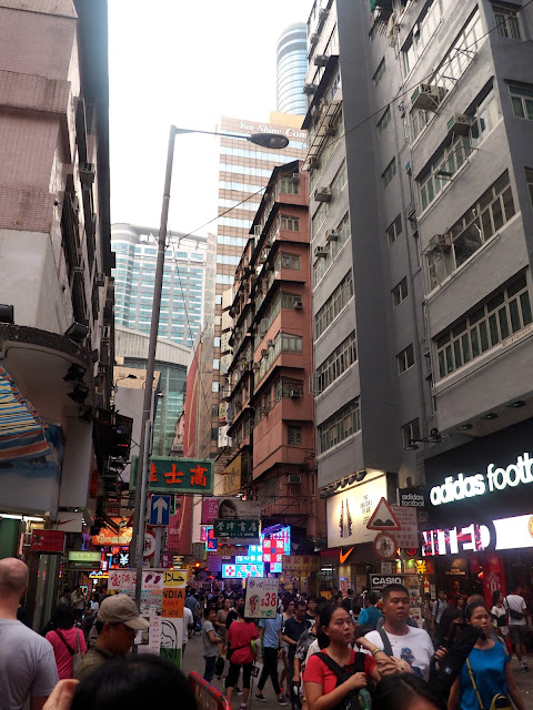 Streets of Mong Kok, Kowloon, Hong Kong