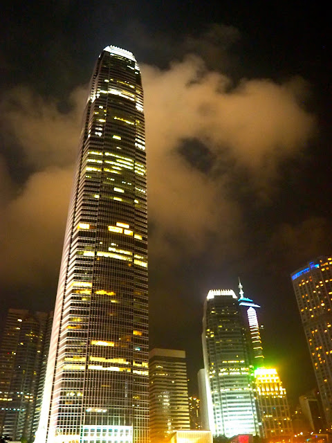 IFC at night, Central, Hong Kong