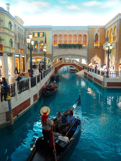 Gondola in the Grand Canal Shoppes, The Venetian, Macau
