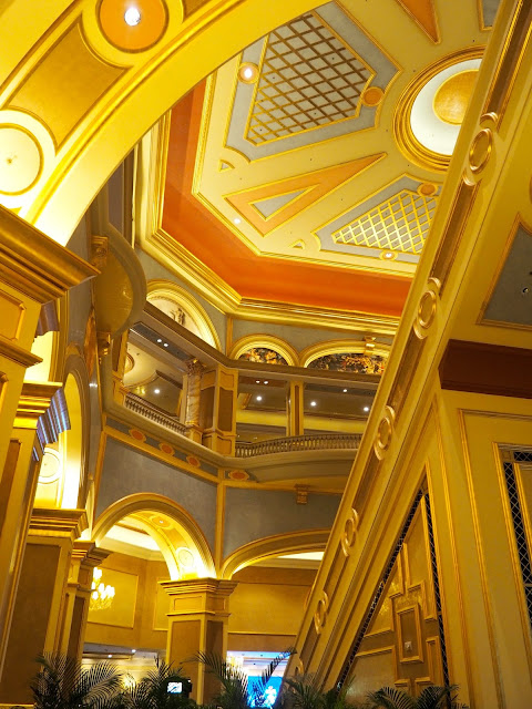Details of the interior of The Venetian, Macau