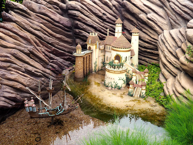 Prince Eric's castle and ship from The Little Mermaid in Fairy Tale Forest, Fantasyland | Disneyland Hong Kong
