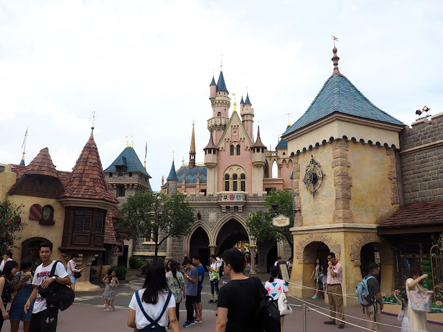 Sleeping Beauty Castle and Fantasyland | Disneyland Hong Kong