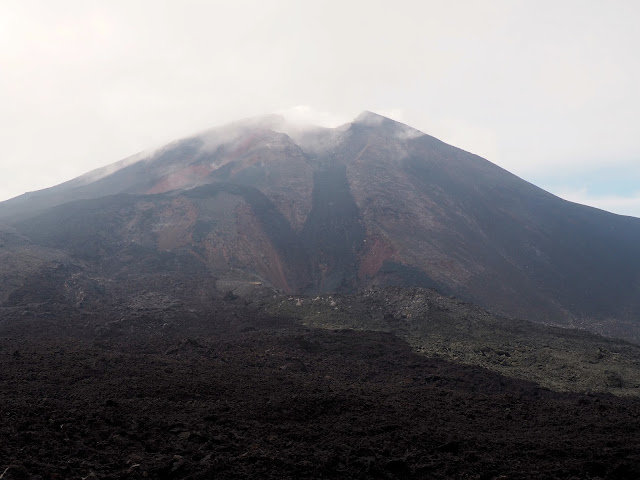 The crater of Pacaya volcano, near Antigua, Guatemala
