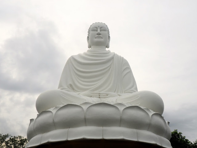 Seated Buddha statue at Long Son pagoda, Nha Trang, Vietnam
