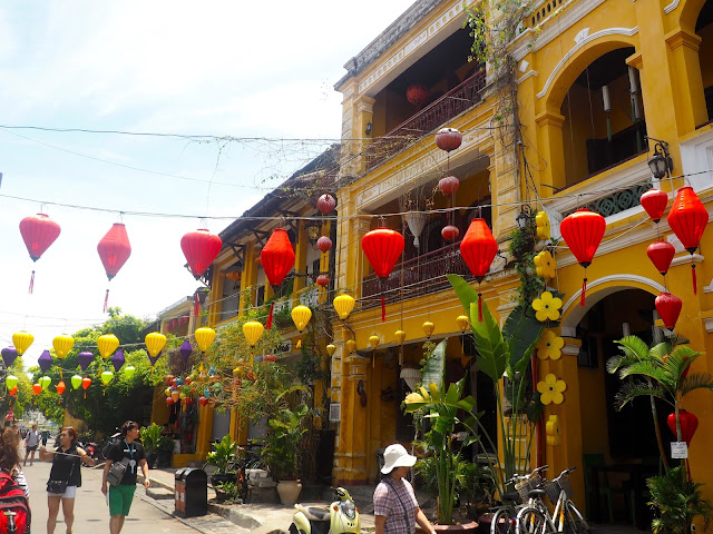 Lanterns in the streets of the old town of Hoi An, Vietnam