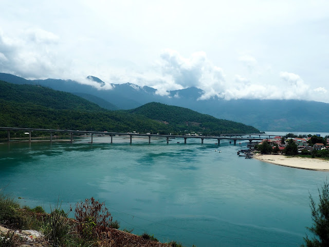 Scenery on the drive from Hoi An to Hue, through Vietnam